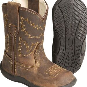 Toddler Brown Cowboy Boots